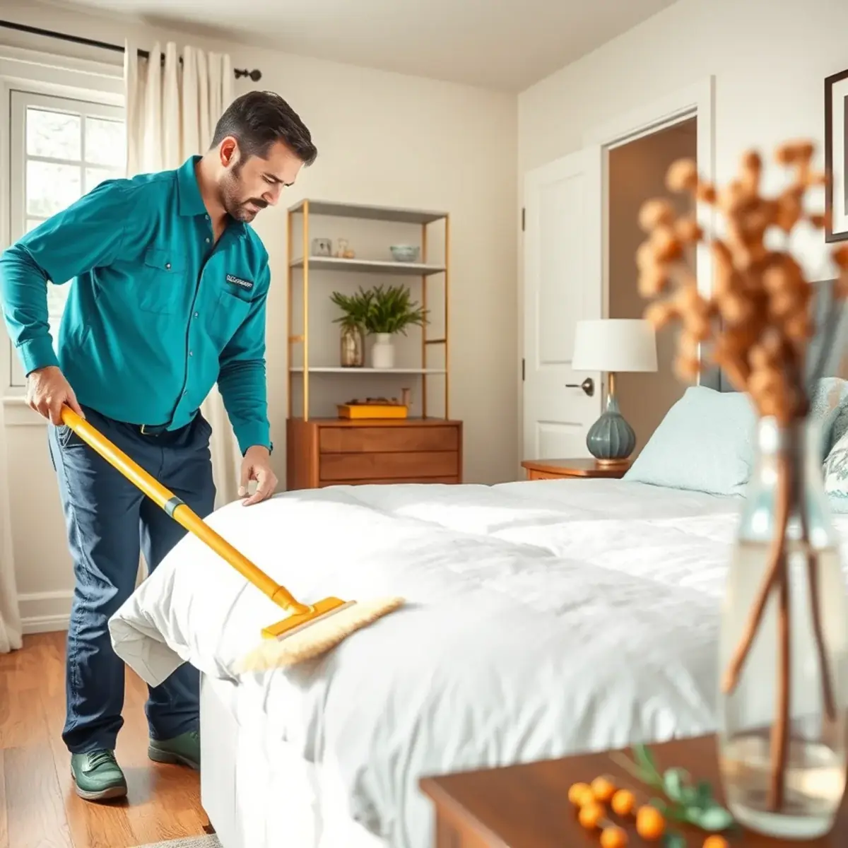 Bedrooms and living spaces for deep cleaning checklist New Jersey in a New Jersey home