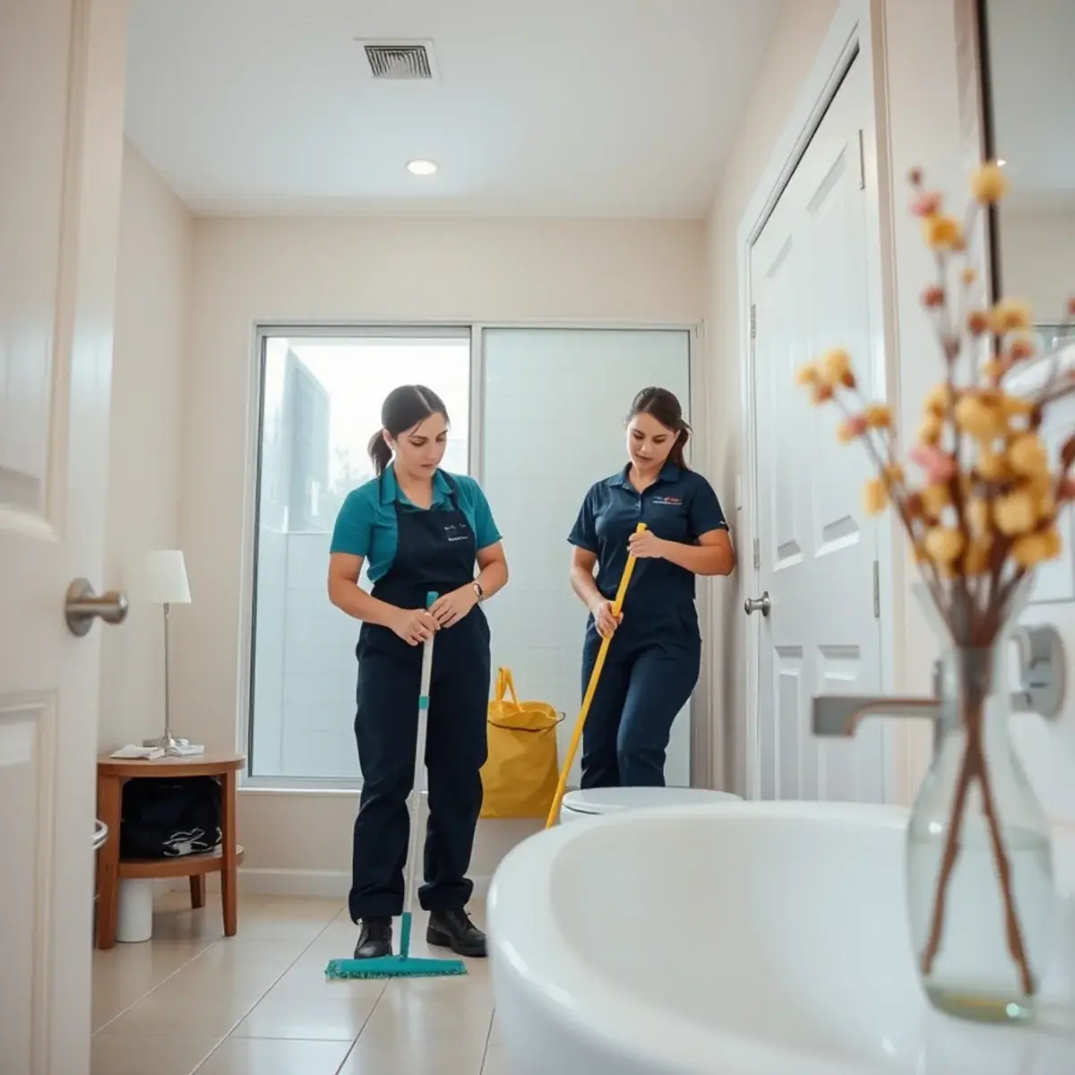 Prepare bathrooms before personal items arrive for move-in cleaning checklist NJ in a New Jersey home