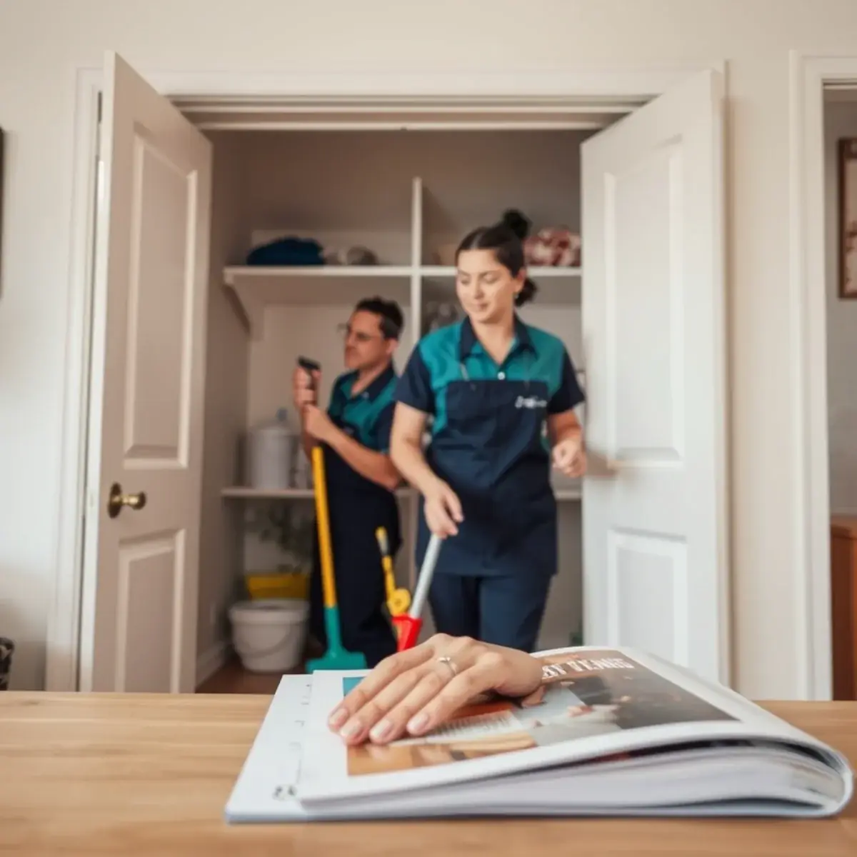 Finish closets, bedrooms, and common areas for move-in cleaning checklist NJ in a New Jersey home