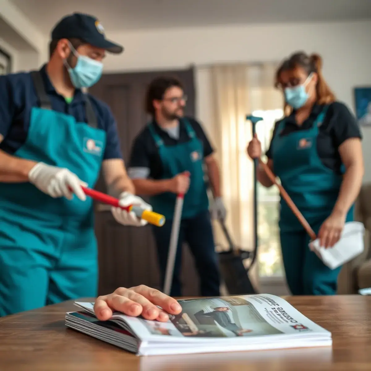 Access, security, and scheduling for office cleaning checklist small business in a New Jersey home