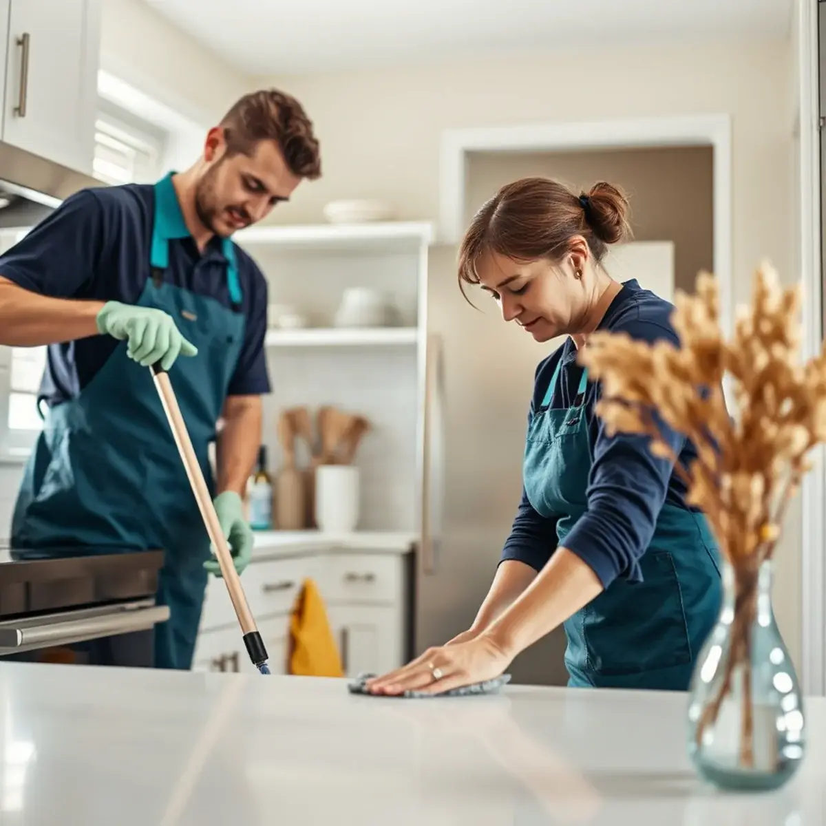 Give kitchens and bathrooms a seasonal detail for spring cleaning checklist New Jersey in a New Jersey home