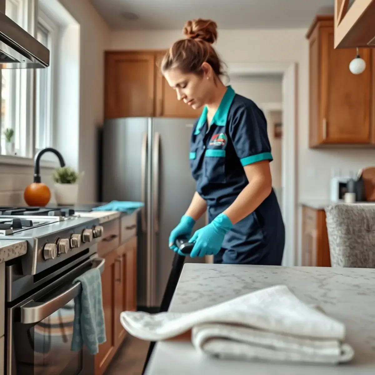 Split view of standard and deep cleaning tasks in a New Jersey home